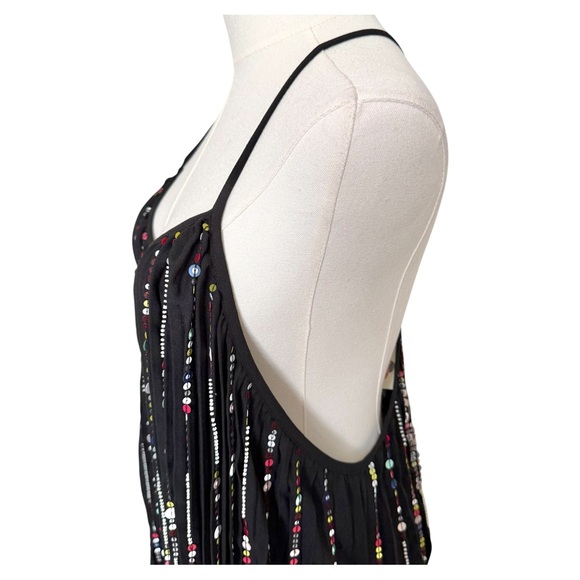 FARM Rio Embroidered Stones Pleated Maxi Dress, Size L, NWT 🇧🇷 - Picture 10 of 16